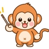 指示するサル